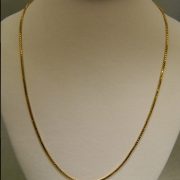 14k-Yellow-Gold-16″-1.15mm-Box-Link-Necklace