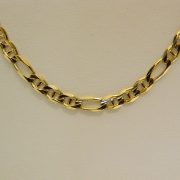 14k-Yellow-Gold-18″-4.00mm-Figaro-Link-Necklace-1