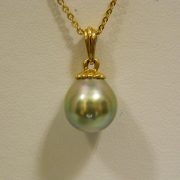 18k-Yellow-Gold-Tahitian-Pearl-Pendant-w/16"-Cable-Link-Chain-1