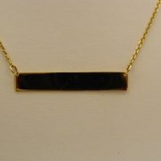 14k-Yellow-Gold-1-1/2"-Engraveable-Bar-Necklace-w/18"-Cable-Link-Chain-2